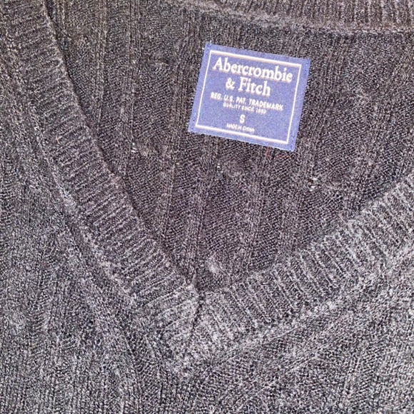 Vintage Abercrombie & Fitch Small Cable Knit Maxi Length Sweater Dress - Picture 3 of 9